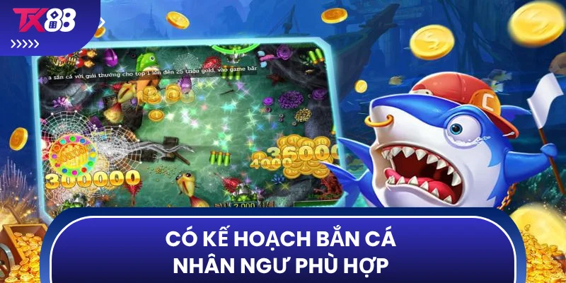 Có kế hoạch bắn cá nhân ngư phù hợp
