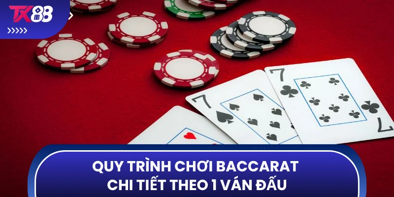 Quy trình chơi Baccarat chi tiết theo 1 ván đấu